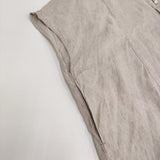 nest Robe リネンカラミドッキングワンピース 定価34100円 01252-1093 ワンピース 25SS NATURAL ベージュ レディース ネストローブ【中古】6-0724S♪