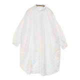 nest Robe リネンプチカラーチュニック 01251-1130 シャツワンピース チュニック 25SS ホワイト レディース ネストローブ【中古】6-0724M♪
