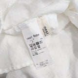 nest Robe リネンプチカラーチュニック 01251-1130 シャツワンピース チュニック 25SS ホワイト レディース ネストローブ【中古】6-0724M♪