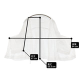 nest Robe リネンガーゼリボンブラウス 01252-1142 定価26400円 ギャザー シアー ブラウス シャツ 25SS ホワイト レディース ネストローブ【中古】6-0724S♪