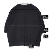 23区 洗える ヴィスコースストレッチ 半袖 定価15950円 セーター ニット 23AW ブラック レディース ニジュウサンク【中古】6-0721S△