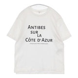 23区 SLOW 一部店舗限定 MVSコットン デザイン ロゴTシャツ サイズ32 定価8910円 半袖Ｔシャツ カットソー 24SS ホワイト ブラック レディース ニジュウサンク【中古】6-0721S△