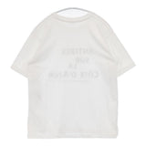 23区 SLOW 一部店舗限定 MVSコットン デザイン ロゴTシャツ サイズ32 定価8910円 半袖Ｔシャツ カットソー 24SS ホワイト ブラック レディース ニジュウサンク【中古】6-0721S△