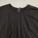 23区 新品 接触冷感 洗える ツイストコットンプレーティング タックデザイン 定価12980円 Ｔシャツ カットソー 25SS ブラック レディース ニジュウサンク【中古】6-0721S△