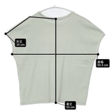 23区 接触冷感 洗える フレンチスリーブ IT TEE 定価8910円 半袖Ｔシャツ カットソー 24SS ライトグリーン レディース ニジュウサンク【中古】6-0721S△