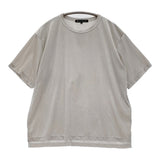 23区 【洗える】シアーベロアリラックスTシャツ サイズ38 定価11000円 半袖Ｔシャツ カットソー 25AW ライトグレー レディース ニジュウサンク【中古】6-0724S♪#