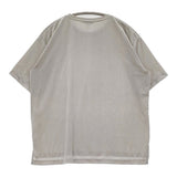 23区 【洗える】シアーベロアリラックスTシャツ サイズ38 定価11000円 半袖Ｔシャツ カットソー 25AW ライトグレー レディース ニジュウサンク【中古】6-0724S♪#
