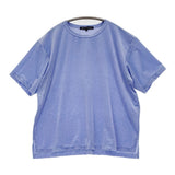 23区 【洗える】シアーベロアリラックスTシャツ サイズ38 定価11000円 半袖Ｔシャツ カットソー 25AW スカイブルー レディース ニジュウサンク【中古】6-0724S♪