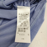 23区 【洗える】シアーベロアリラックスTシャツ サイズ38 定価11000円 半袖Ｔシャツ カットソー 25AW スカイブルー レディース ニジュウサンク【中古】6-0724S♪