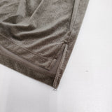 23区 【洗える】シアーベロアリラックスTシャツ サイズ38 定価11000円 半袖Ｔシャツ カットソー 25AW カーキ ブラウン レディース ニジュウサンク【中古】6-0724S♪