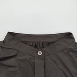 23区 【洗える/撥水加工】ナイロンコットンタフタウエストシャーリングワンピース 40 定価36300円 ワンピース 25SS ダークブラウン レディース ニジュウサンク【中古】6-0806S♪