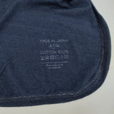 45R/45rpm 天竺刺繍のドレス 七分袖 コットン 日本製 サイズ0 ワンピース ネイビー レディース フォーティーファイブアールピーエム【中古】6-0818M△