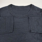 45R/45rpm Tシャツワンピース インディゴ コットン 日本製 サイズ0 ワンピース ネイビー レディース フォーティーファイブアールピーエム【中古】6-0818S△