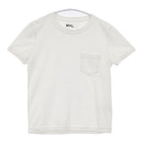 MHL. 595-8168580 BASIC TOUGH JERSEY 定価8250円 コットン サイズ2 半袖Ｔシャツ カットソー 18SS ホワイト レディース エムエイチエル【中古】6-0818S△
