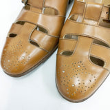 Le Yucca's レザーシューズ グルカシューズ パンプス サイズ37 1/2 シューズ・靴 チャ レディース レユッカス【中古】6-0720G◎