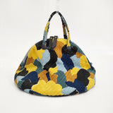 mina perhonen bell bag foliage ya9826 ベルバッグ ハンドバッグ マルチカラー レディース ミナペルホネン【中古】6-0724G♪