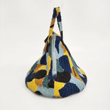 mina perhonen bell bag foliage ya9826 ベルバッグ ハンドバッグ マルチカラー レディース ミナペルホネン【中古】6-0724G♪