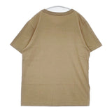 R&D.M.Co- FULL OF BEANS プリントTシャツ クルーネック コットン 日本製 サイズXL 半袖Ｔシャツ カットソー ベージュ ホワイト レディース オールドマンズテーラー【中古】6-0721S△