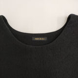 R&D.M.Co- FRILL DECORATION BUTTON BIB フリル コットンウール ベスト 定価44000円 ブラック レディース オールドマンズテーラー【中古】6-0724T♪