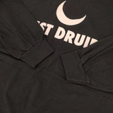 JUST DRUID プリント オーバーサイズ 長袖 長袖Ｔシャツ カットソー ロンＴ ブラック メンズ【中古】6-0912M∞