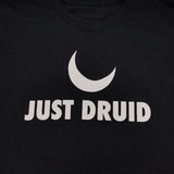 JUST DRUID プリント オーバーサイズ 長袖 長袖Ｔシャツ カットソー ロンＴ ブラック メンズ【中古】6-0912M∞