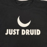 JUST DRUID プリント オーバーサイズ カットソー 長袖Ｔシャツ カットソー ロンＴ ブラック メンズ【中古】6-0912M∞