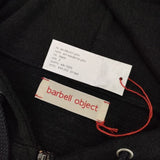 barbell object john別注 新品 ern hoodie シルクネップ ロング 定価49500円 パーカー ブラック メンズ バーベルオブジェクト【中古】6-0924M∞#