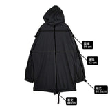 barbell object john別注 新品 ern hoodie シルクネップ ロング 定価49500円 パーカー ブラック メンズ バーベルオブジェクト【中古】6-0924M∞#