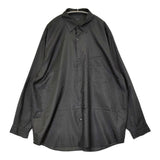 COMOLI 未使用品 シルクドットシャツ サイズ3 定価74800円 B01-02015 長袖シャツ ブラック メンズ コモリ【中古】6-0804M♪