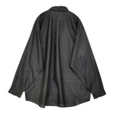 COMOLI 未使用品 シルクドットシャツ サイズ3 定価74800円 B01-02015 長袖シャツ ブラック メンズ コモリ【中古】6-0804M♪