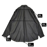 COMOLI 未使用品 シルクドットシャツ サイズ3 定価74800円 B01-02015 長袖シャツ ブラック メンズ コモリ【中古】6-0804M♪