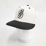 NEW ERA シアトルマリナーズ オールスターゲーム2023 サイズ7 3/8（58.7cm） キャップ アイボリー クロ メンズ ニューエラ【中古】6-0723G◎