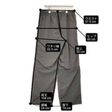 ABELIA EDOWARD GOUCHA アベリアエドワードゴーチャ クラブトランクパンツ サイズ2 定価46200円 25APT13 パンツ 25AW グレー メンズ【中古】6-0804G♪