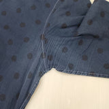 Y's INDIGO インディゴ ドット 変型 YU-B21-051 ワンピース ネイビー レディース ワイズ/Yohji【中古】6-0910M∞