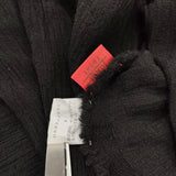Haat ISSEY MIYAKE クレーププリーツ HA63JJ207 ウール 楊柳 ボトルネック カットソー ブラック レディース ハートイッセイミヤケ【中古】6-0806M♪