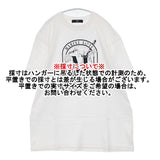 marble SUD neu MARINE NOTE プリントTシャツ コットン 半袖Ｔシャツ カットソー ホワイト ブラック レディース マーブルシュッドノイ【中古】6-0721S△