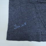 45R/45rpm インディゴ リネン天竺テントTシャツ 日本製 サイズ2 半袖Ｔシャツ カットソー ネイビー レディース フォーティーファイブアールピーエム【中古】6-0721S△