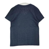 45R/45rpm インディゴ45星 VネックTシャツ コットン 日本製 サイズ1 半袖Ｔシャツ カットソー ネイビー レディース フォーティーファイブアールピーエム【中古】6-0721S△