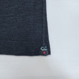 45R/45rpm インディゴ45星 VネックTシャツ コットン 日本製 サイズ1 半袖Ｔシャツ カットソー ネイビー レディース フォーティーファイブアールピーエム【中古】6-0721S△