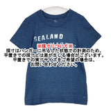 45R/45rpm SEALAND MARBLE FORTY 5 インディゴTシャツ コットン 日本製 サイズ2 半袖Ｔシャツ カットソー ネイビー ホワイト レディース フォーティーファイブアールピーエム【中古】6-0721S△