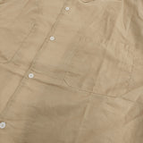 LOLO コットンシルク半袖シャツ サイズM 定価25300円 LS-455 半袖シャツ 26SS ベージュ ユニセックス ロロ【中古】6-0724S♪