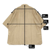 LOLO コットンシルク半袖シャツ サイズM 定価25300円 LS-455 半袖シャツ 26SS ベージュ ユニセックス ロロ【中古】6-0724S♪