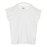 MHL. 595-4168506 FINE COTTON JERSEY SS WOMENS フレンチスリーブ 日本製 サイズ2 Ｔシャツ カットソー 24SS ホワイト レディース エムエイチエル【中古】6-0818S△