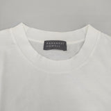 MARGARET HOWELL 578-5167001 LIGHT DENSE COTTON JERSEY 定価14300円 コットン ノースリーブ フレンチスリーブ Ｔシャツ カットソー 25SS ホワイト レディース マーガレットハウエル【中古】6-0818S△