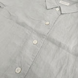 MARGARET HOWELL PLAIN LINEN PJ 589-5252201 リネン 半袖シャツ 25AW ライトグレー系 レディース マーガレットハウエル【中古】6-0724S♪