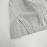 MARGARET HOWELL PLAIN LINEN PJ 589-5252201 リネン 半袖シャツ 25AW ライトグレー系 レディース マーガレットハウエル【中古】6-0724S♪