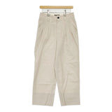 MARGARET HOWELL WASHED COTTON POPLIN サイズ2 578-5143009 定価36300円 パンツ 25SS ベージュ レディース マーガレットハウエル【中古】6-0724M♪