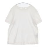 THE RERACS 無地 コットン クルーネック 日本製 サイズ38 半袖Ｔシャツ カットソー ホワイト レディース ザリラクス【中古】6-0818S△