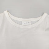 THE RERACS 無地 コットン クルーネック 日本製 サイズ38 半袖Ｔシャツ カットソー ホワイト レディース ザリラクス【中古】6-0818S△