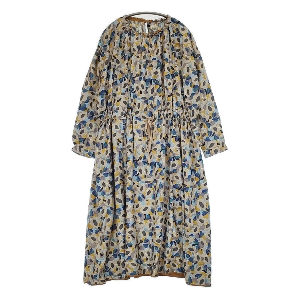 mina perhonen flowerscope シルクウール va3449 サイズ38 ワンピース